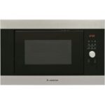 Ariston Built-in Microwave Oven With Grill - 25 Liters - grey - 59.5x40 cm