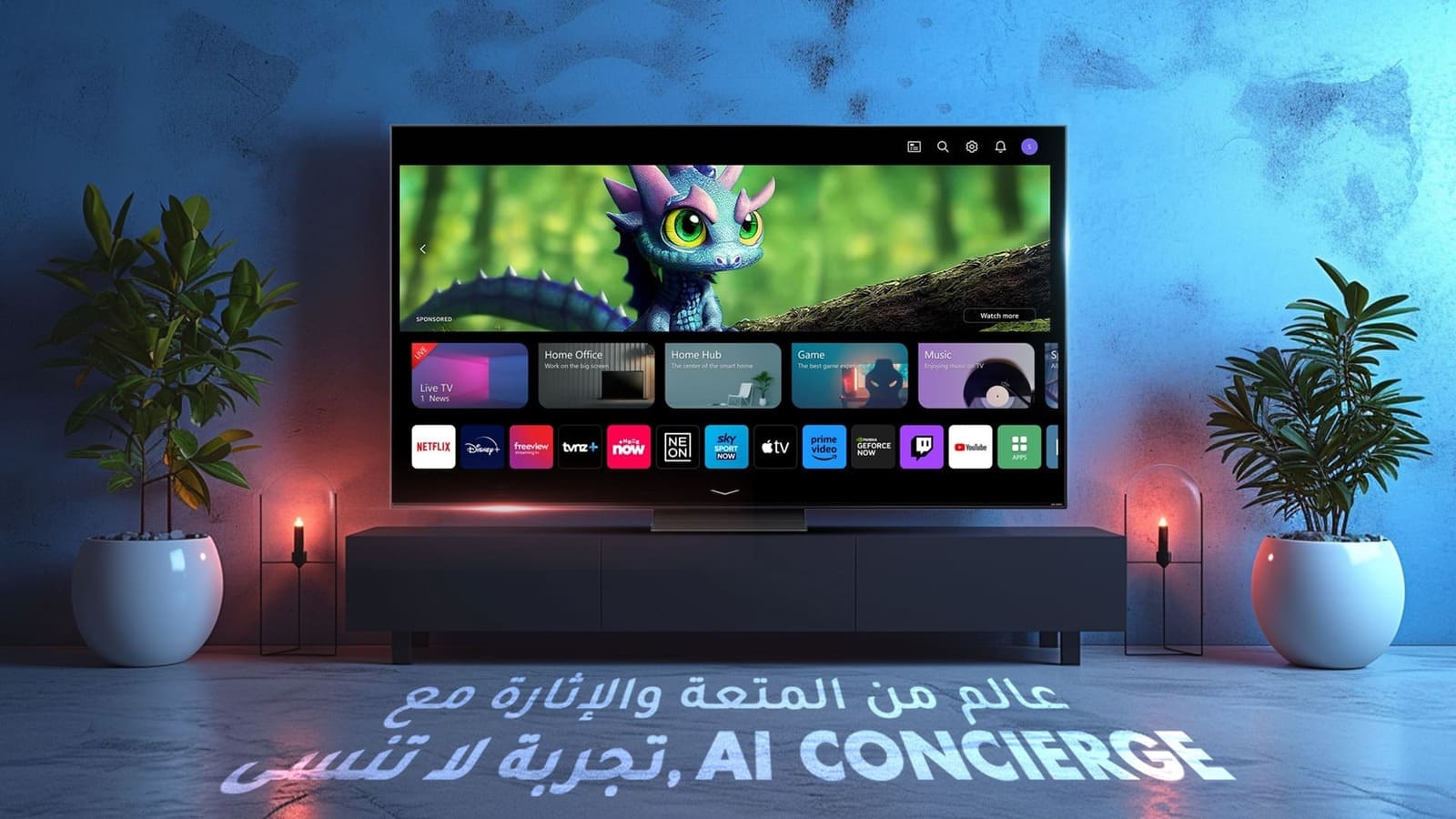 إل جي شاشة QNED ذكية 65 بوصة ،بتقنية Quantum Dot و NanoCell Color 3 65QNED816RAar 3