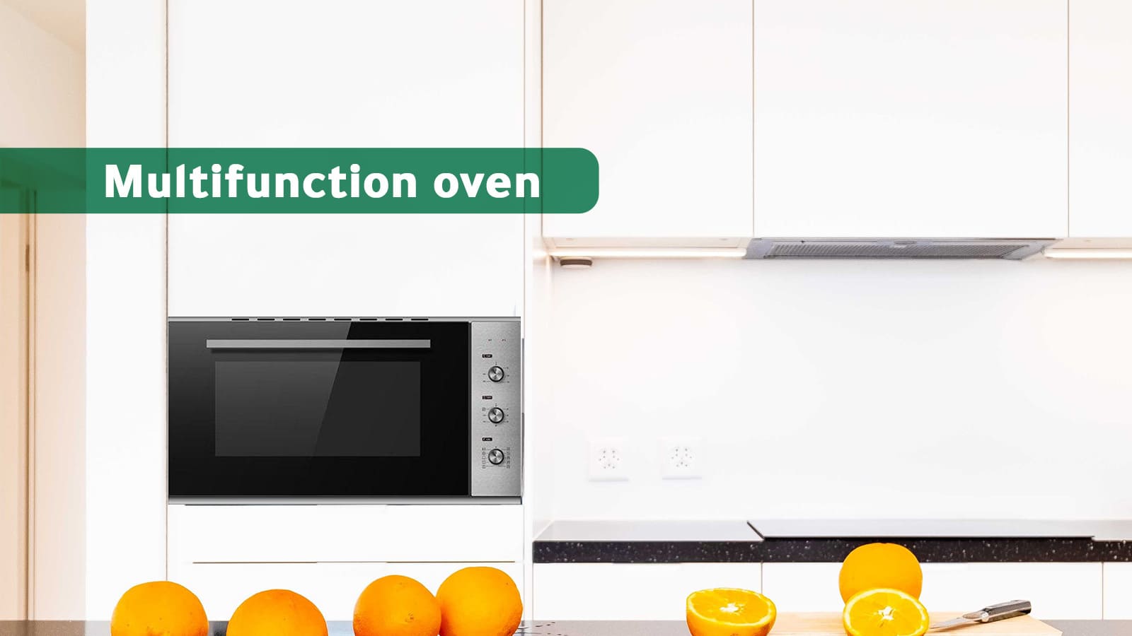Midea Built-In Electric Oven - 93 Liters - grey - 90 cm 3 95M90M1Seng 3