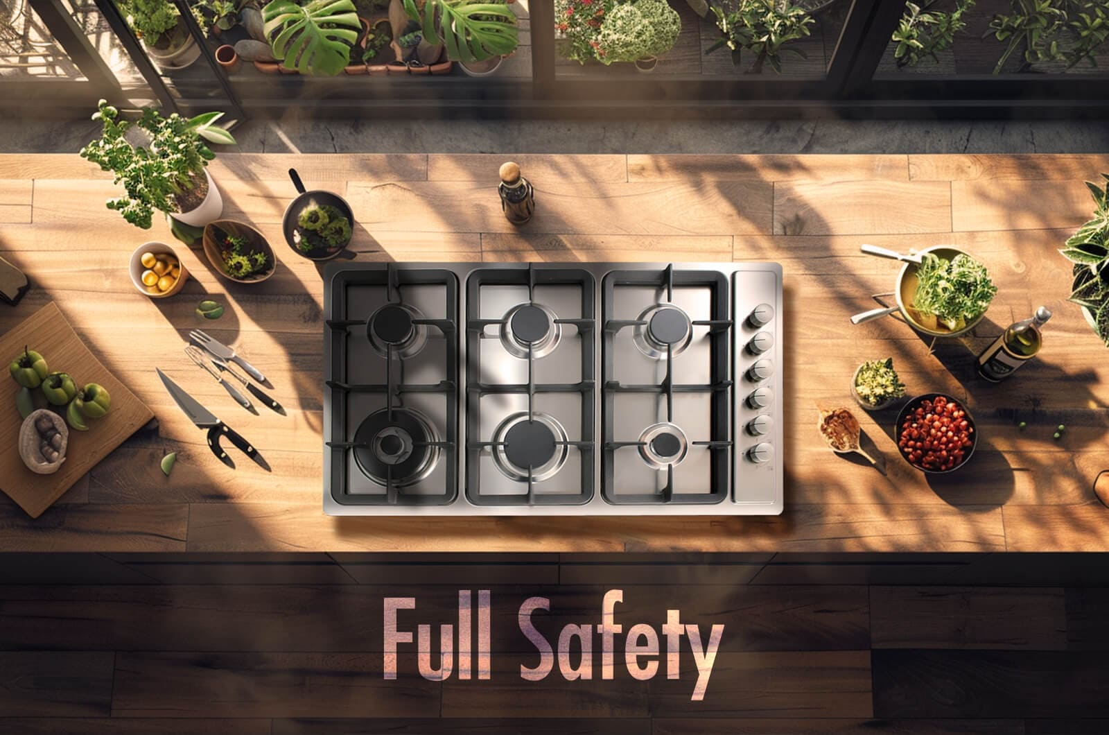 Ariston Built-in gas oven 6 Gas Burner - grey - 90x51 cm 3 AM96T0GMIXSAeng 3