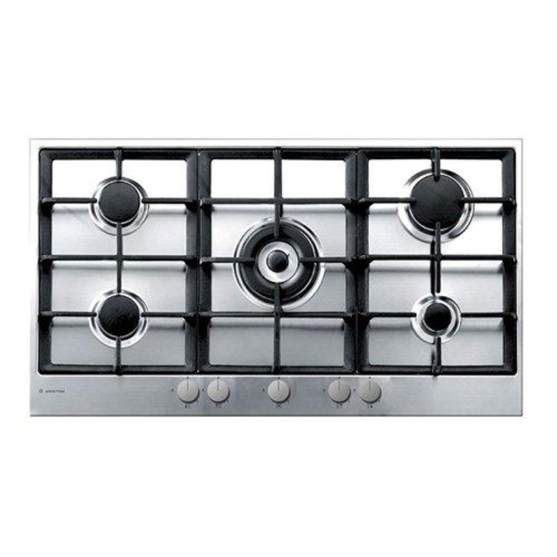 Ariston-Built-in-Hob-90-cms-5-Burners-Cast-Iron-Grids-Full-Safety-Inox Lazy Load