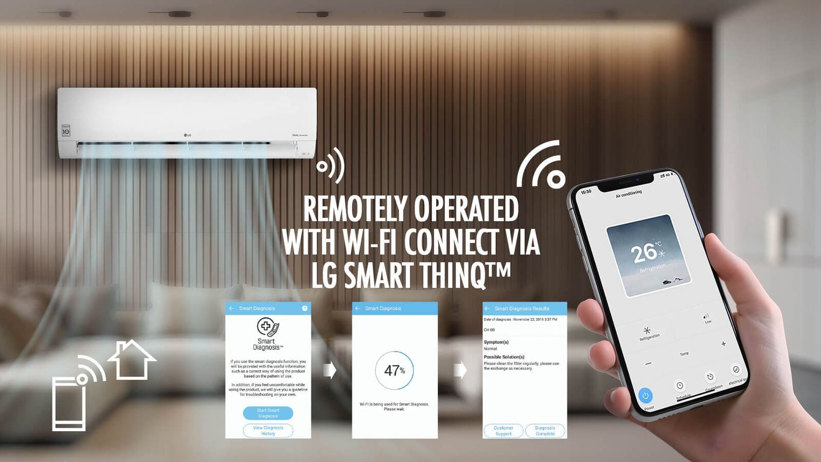 LG Split Air Conditioner 30000 BTU Heat & Cool- Titan Series 2 NT382H2eng 2