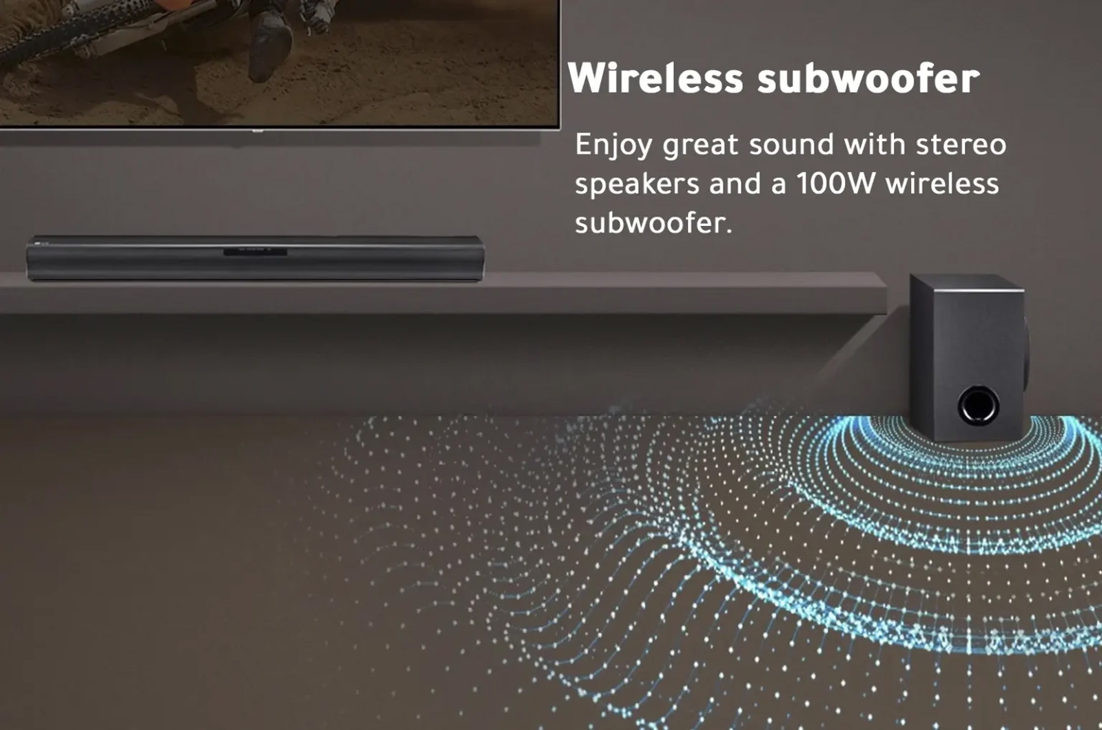 LG Soundbar - Black - SQC1 2 SQC1ENG 2