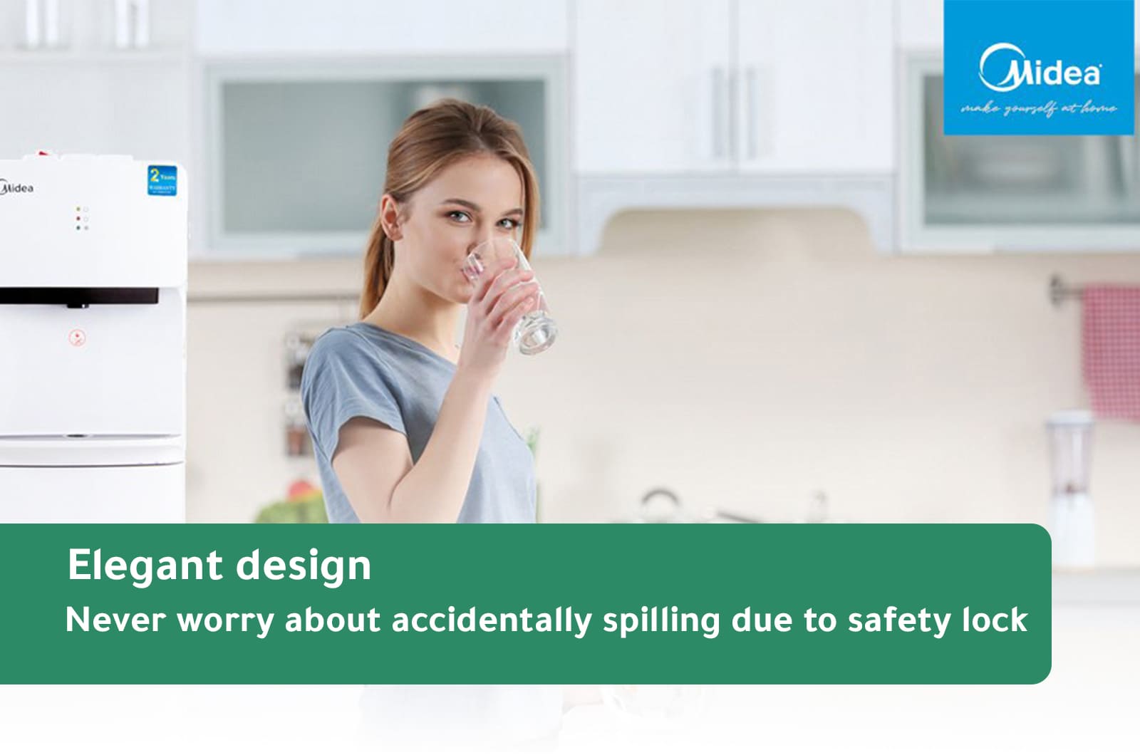 Midea Water Dispenser One Tab - Hot-Cold-Normal 2 YL1663SENG 2